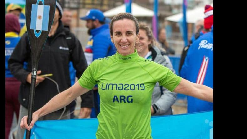 Juliana González fue quinta en SUP Race en Lima 2019