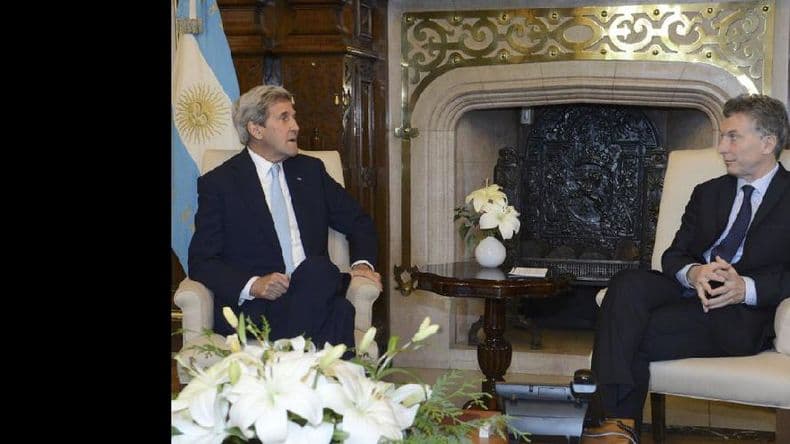 El secretario de Estado de EE. UU. se reunió con Macri