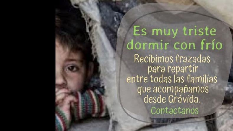 Grávida Pergamino lleva adelante una colecta de frazadas