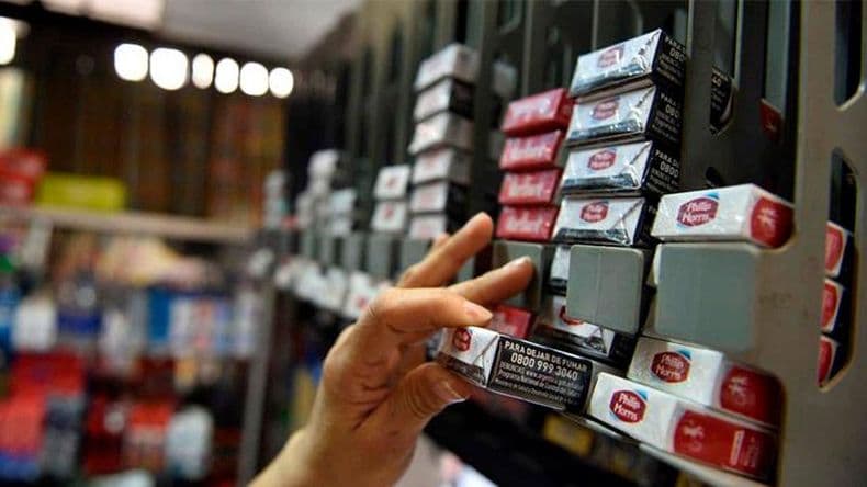 El precio de los cigarrillo aumentó un 8 por ciento desde este martes