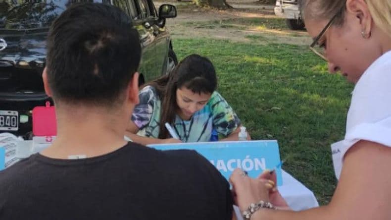 Vacunación contra Covid en el barrio José Hernández