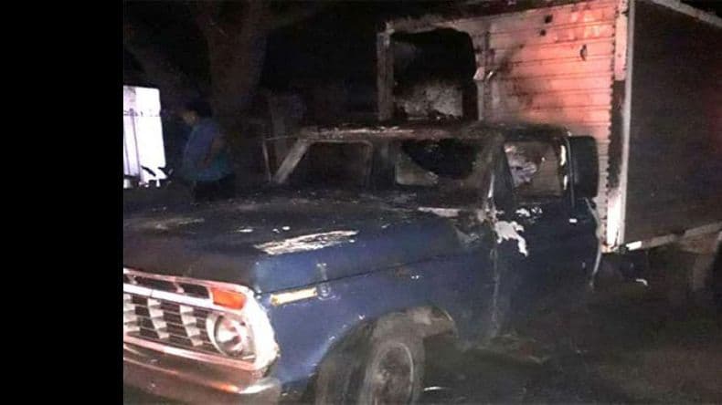 Junín: quemaron la camioneta del verdulero que se contagió de Covid