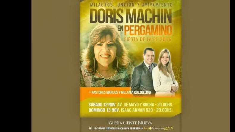 La ministro cristiana Doris Machin cerrará su gira nacional en Pergamino