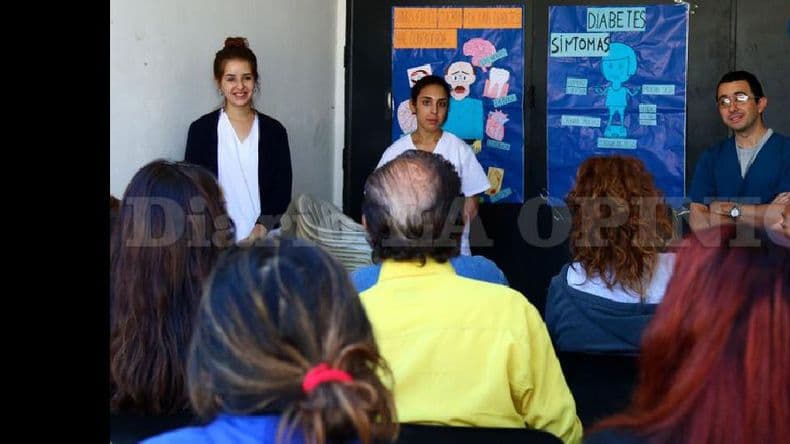 Charla sobre diabetes en el Centro de Atención Primaria “Dr. Lanternier”