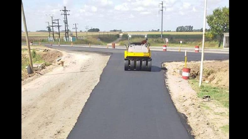 Iniciaron los trabajos de repavimentación en el acceso a Mariano H. Alfonzo