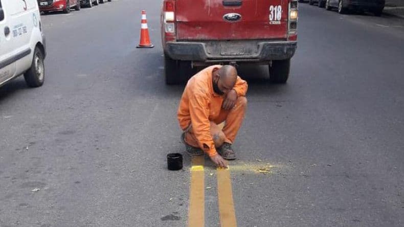 Señalización vial en distintos puntos de Pergamino