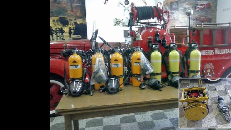Bomberos Voluntarios adquirió nuevas herramientas y continúa con la formación de efectivos