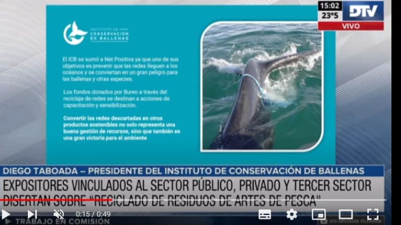 Funcionarios, ONG's y representantes del sector debatieron sobre el reciclado de residuos de artes de pesca
