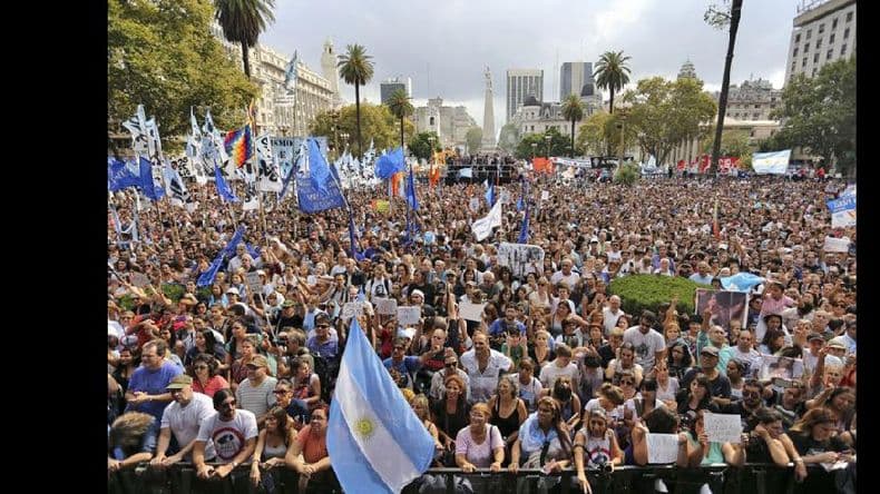 El 24 de Marzo la izquierda y organismos de derechos humanos criticaron a Macri