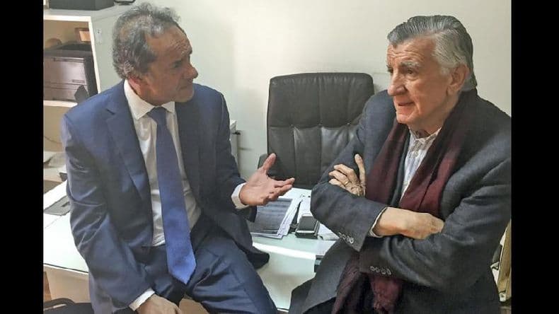 Tras el encuentro con Cristina Kirchner, Scioli se reunió con Gioja