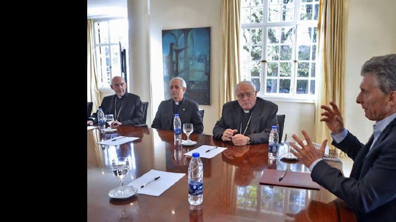 Macri recibió en Olivos a la cúpula de la Iglesia