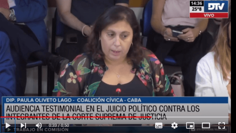 Cuarta jornada de testigos en el juicio político a la Corte Suprema