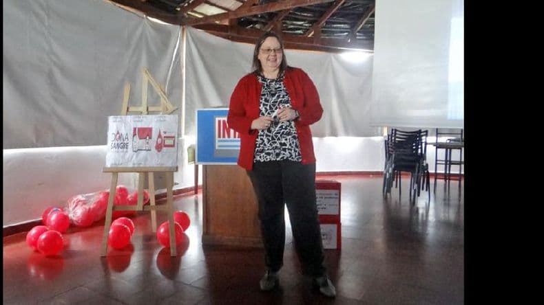 Personal del Inta participó de una charla sobre la donación de sangre