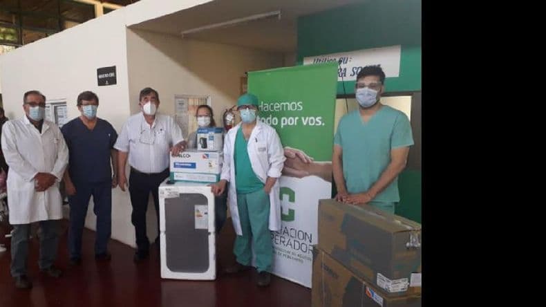 La Cooperadora del Hospital recibió electrodomésticos