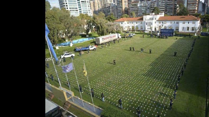 La Policía Federal decomisó más de cuatro toneladas de marihuana en Misiones