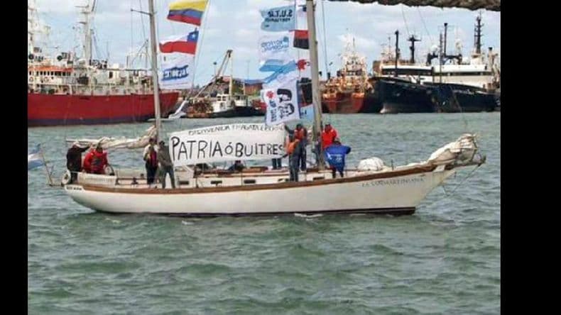 Perdieron un velero tripulado por militantes de La Cámpora