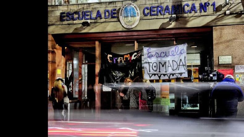 Estudiantes de las escuelas tomadas realizarán un corte en la Ciudad de Buenos Aires