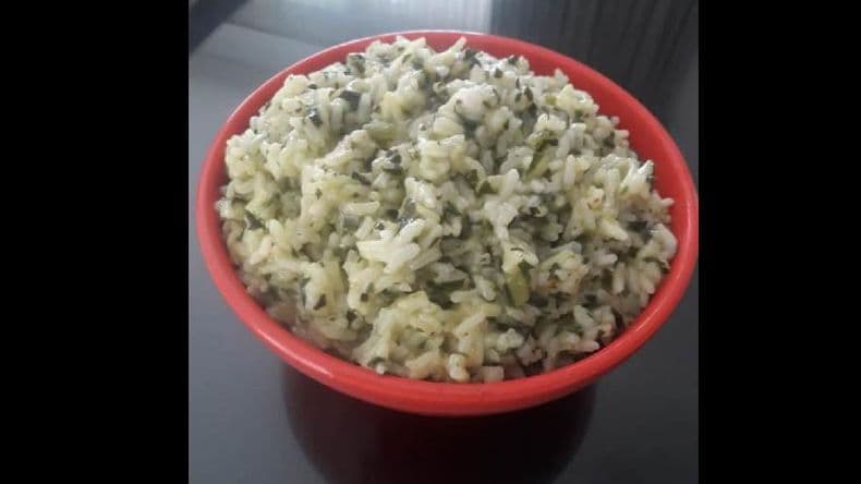 Arroz verde, por Victoria Dinardo