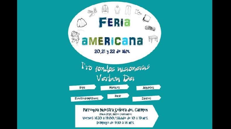 El fin de semana será la feria americana del Verbum Dei