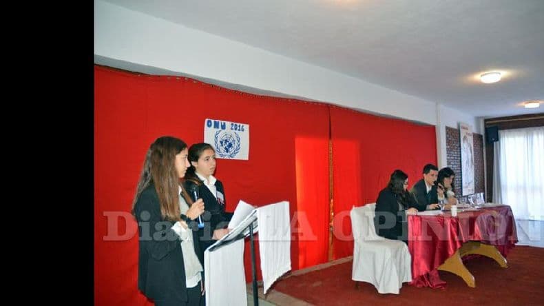 Finalizó ayer el Modelo de las Naciones Unidas en el Colegio San José