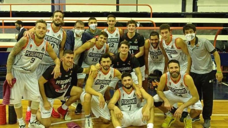 Triunfo de Pergamino Básquet con lo justo en la reanudación del Federal