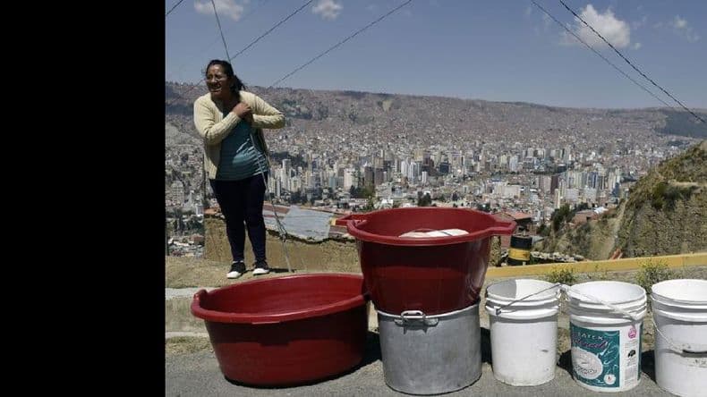 Para Evo Morales la falta de agua en Bolivia es muy grave