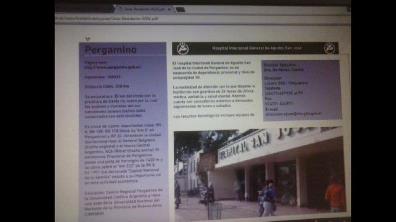 Promocionan el ingreso a las residencias a través de una guía
