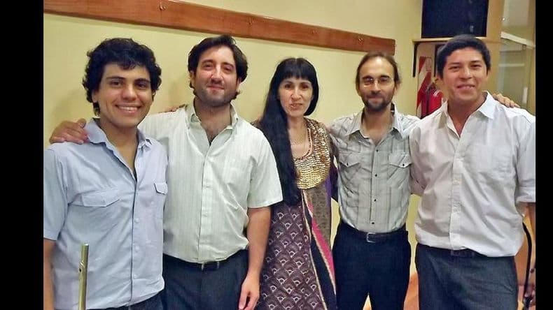 El “Cuarteto Barajando” hoy en Florentino