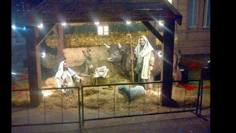 Cristina Kirchner presentó el pesebre de la Casa Rosada y deseó una feliz Navidad