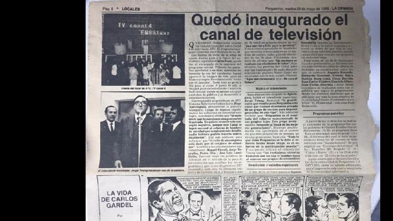 Cuando la TV por cable llegó a Pergamino