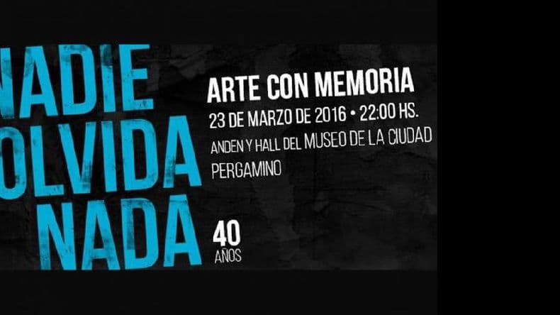 Habilitan “Nadie olvida nada - Arte con memoria”
