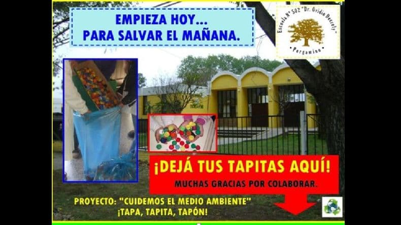 La Escuela Especial Nº 502 y el cuidado del medio ambiente
