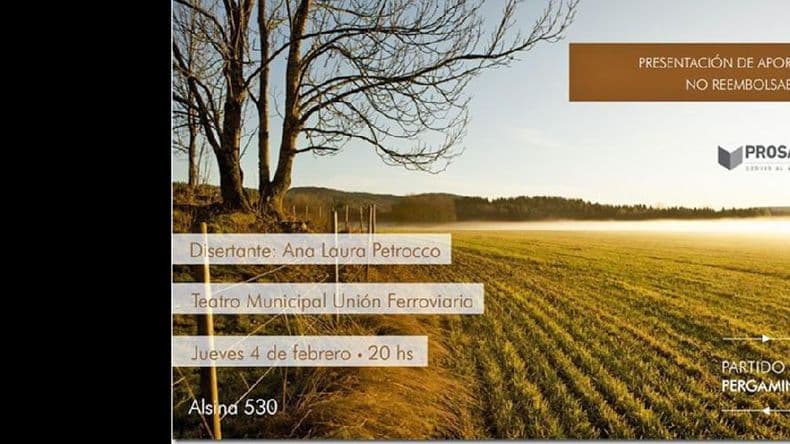 Charla acerca de proyectos de inversión para el sector agropecuario el 4 de febrero