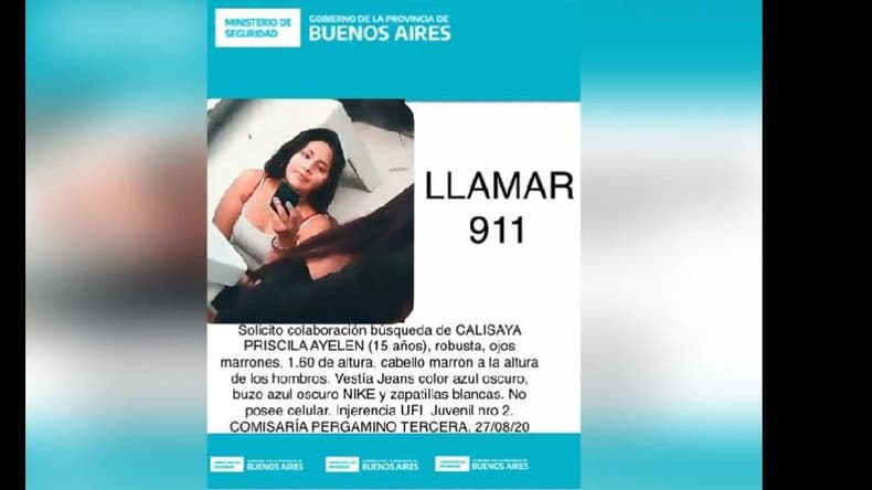 Apareció Priscila Calisaya, la adolescente que era buscada