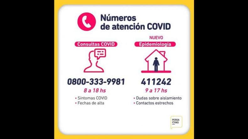 Nueva línea telefónica de atención en el marco de la contingencia Covid-19