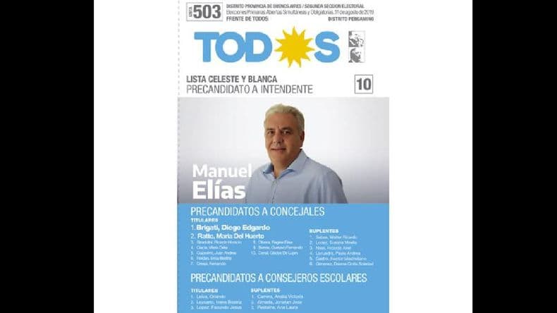 Manuel Elías: “Quiero un Pergamino dinámico, con trabajo y seguridad”