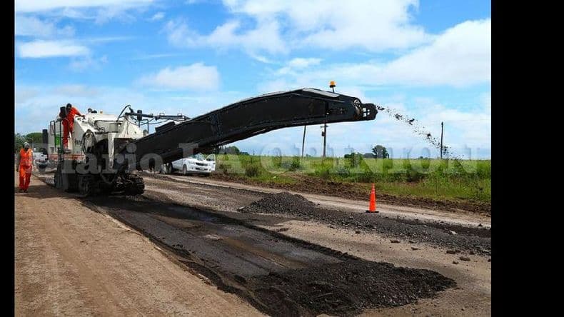 Comenzó la reconstrucción del camino Guerrico-La Violeta
