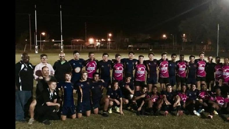 Rugby: la M17 de Gimnasia jugó un amistoso internacional