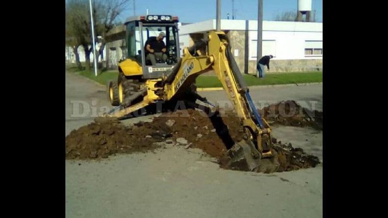 Iniciaron los trabajos para reparar la avenida Malvinas de Urquiza