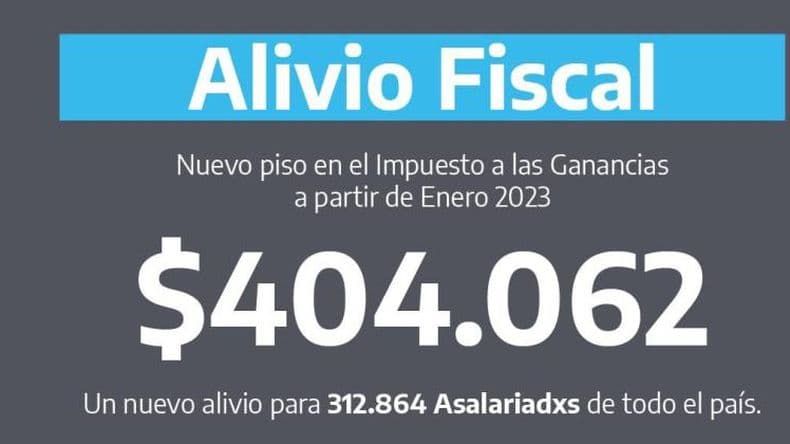 Alivio fiscal: más de 300 mil trabajadores dejarán de pagar Ganancias