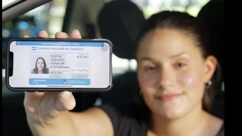 La licencia de conducir digital se podrá usar hasta marzo en Provincia