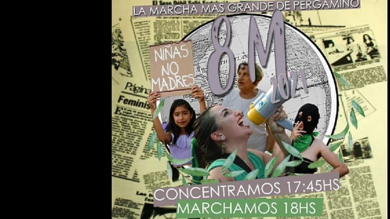 Preparan la marcha por el Día Internacional de la Mujer Trabajadora