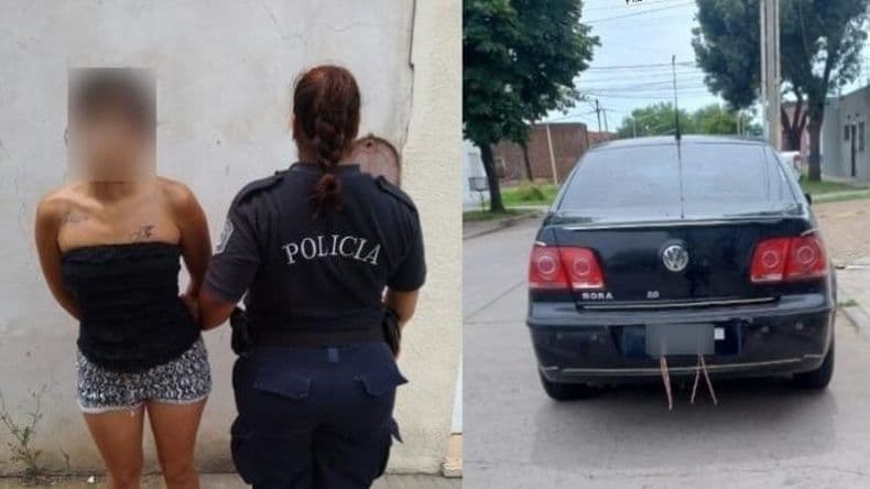 Una mujer con múltiples pedidos de capturas judiciales conducía sin licencia