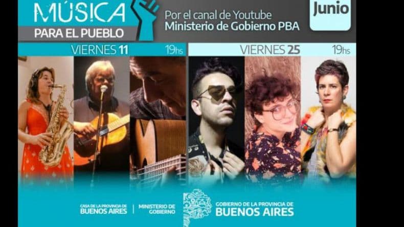 Más artistas bonaerenses se suman a "Música para el Pueblo"