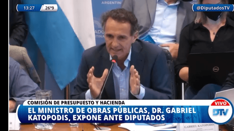 Diputados: el ministro Gabriel Katopodis expuso sobre el presupuesto 2022