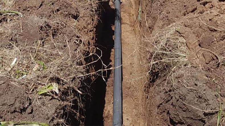 Amplían la red de agua potable en la zona oeste de la ciudad
