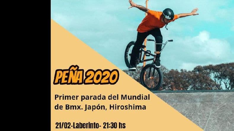 Nicolás de la Costa hará una peña para poder viajar al próximo Mundial BMX