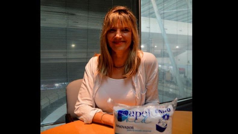 Una pergaminense creó un novedoso sistema para la higiene personal