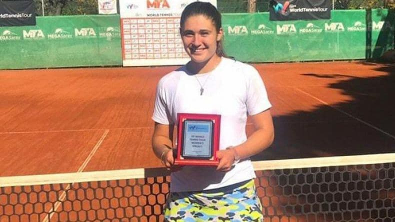 Julia Riera finaliza una gira soñada: "Siento que estoy jugando muy bien"