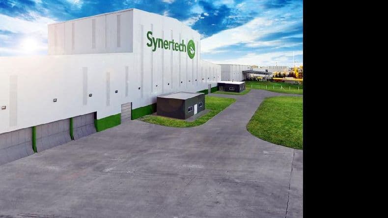 Mauricio Macri y María Eugenia Vidal en la inauguración de Synertech